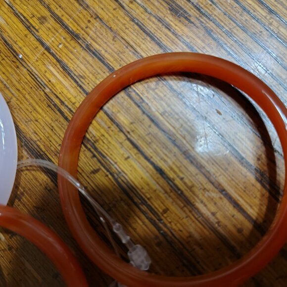 Set of 5 Glass Bangles and Ring - Picture 5 of 5